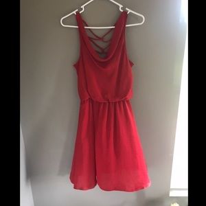 Red City Studio GAME DAY Dress Medium scoop neck